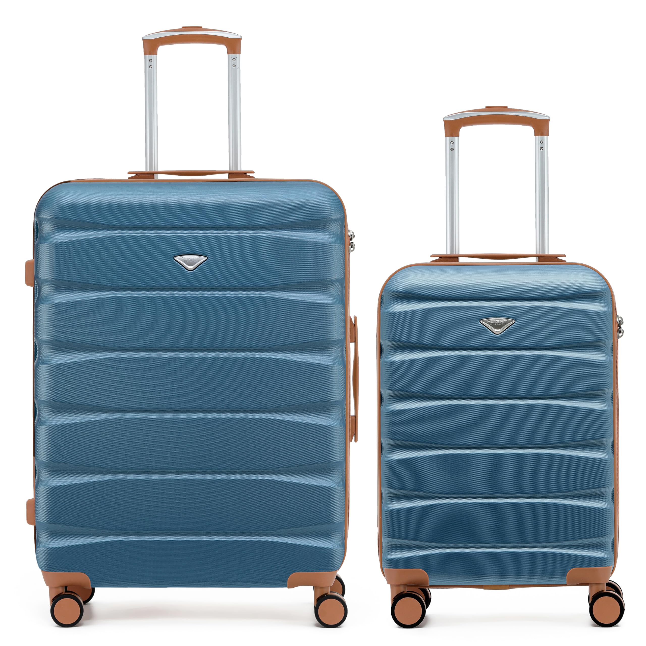 Flight Knight Underseat Cabin Suitcase 45x36x20cm | Free Hand Luggage for EasyJet & Wizz Air | Lightweight ABS Hard Shell with 8 Silent-Glide Spinner Wheels | Max Space Travel Bag — view 101