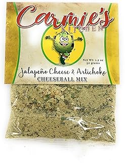 Carmie's Kitchen Jalapeno Cheese and Artichoke Cheeseball mix