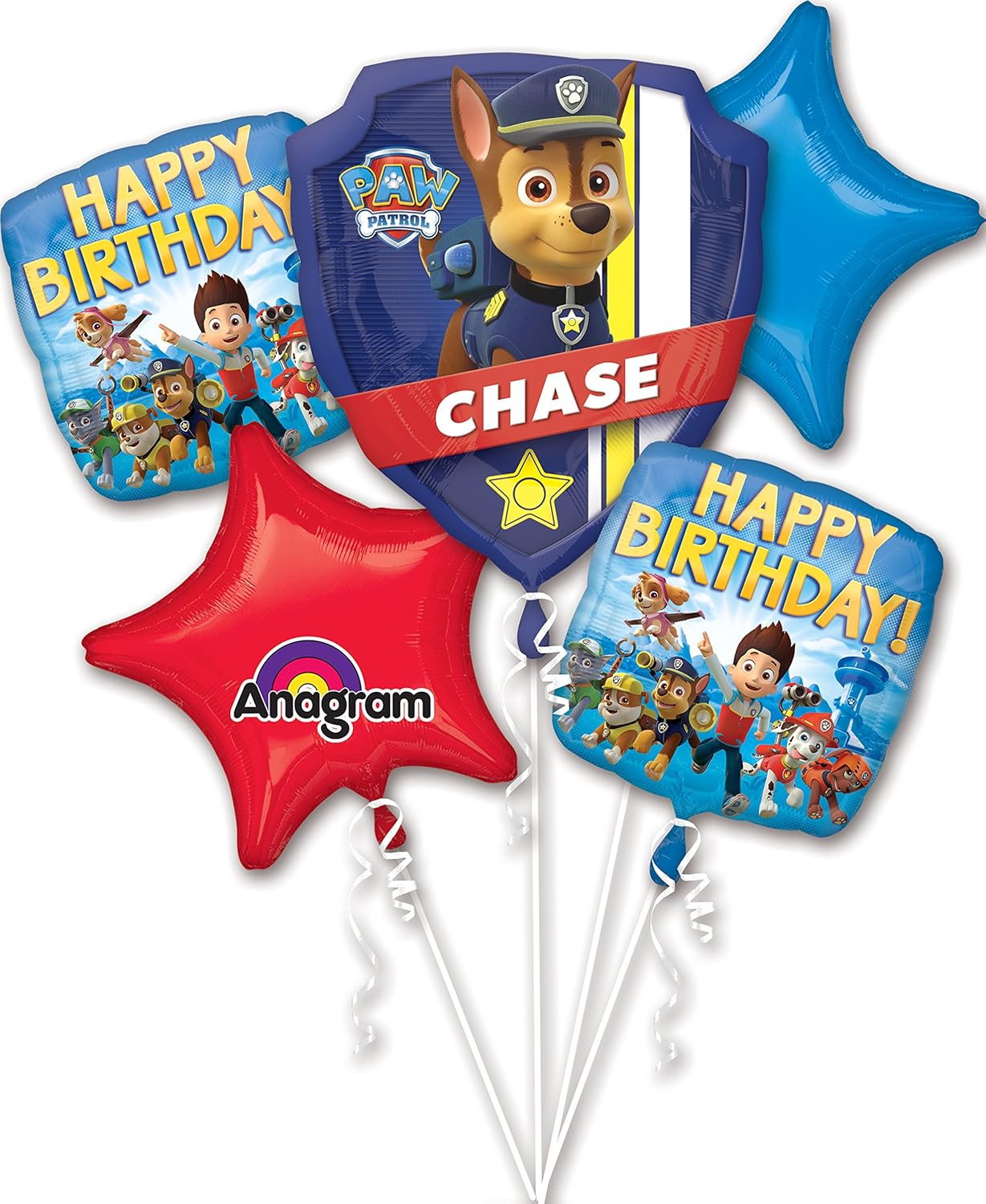 Anagram International Paw Patrol Birthday Bouquet, Multicolor