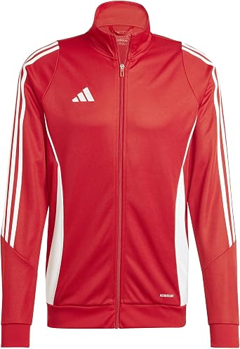 adidas mens Tiro 24 Training Jacket, Team Power Red/White, X-Large