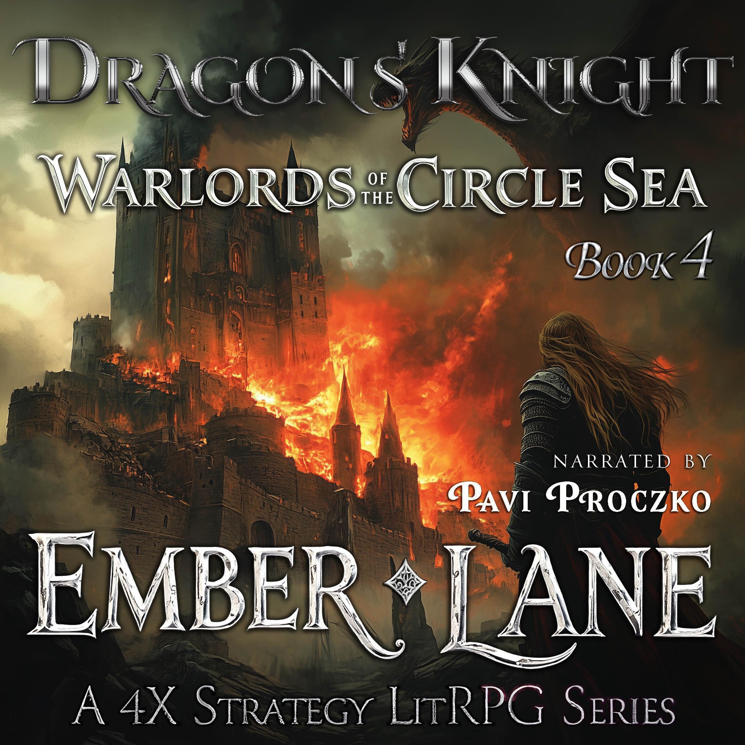 Cover art for Dragon's Knight: A 4X Strategy LitRPG Series