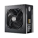 Cooler Master MWE 750 Gold V2 Allimentation PC modulaire (prise EU), 80 Plus Gold, 750W, cablage plat, ventilateur 120mm HDB, seuil de temperature 50˚C - garantie 5 ans