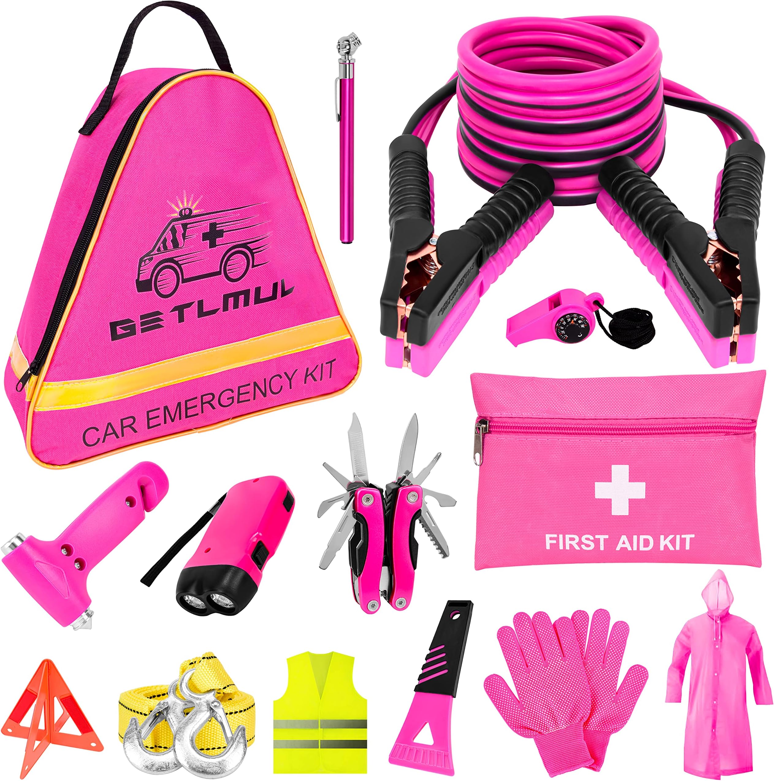 Roadside Assistance Emergency Kit Multipurpose Bag Car