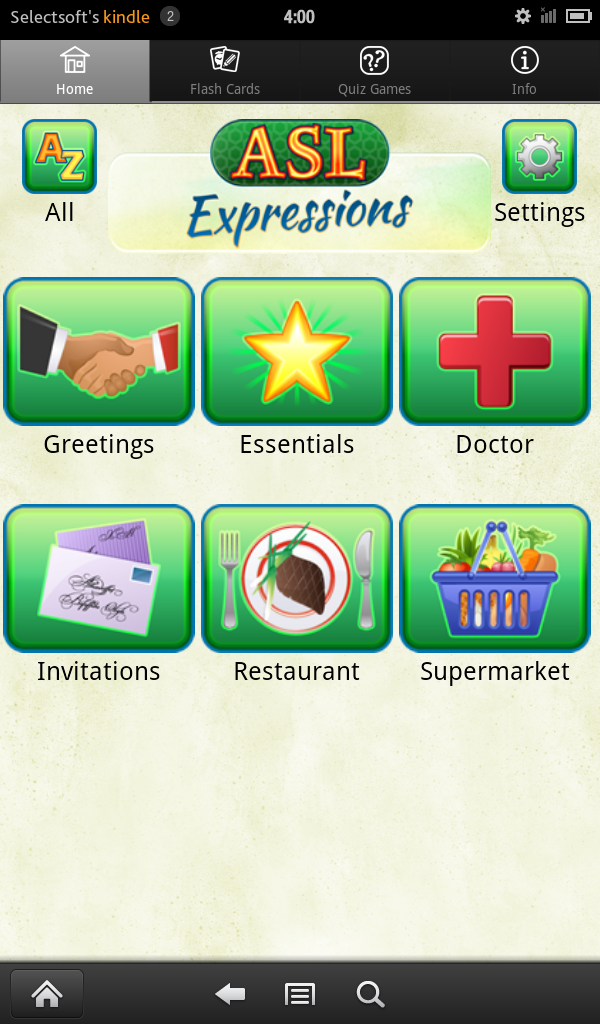 Selectsoft ASL Expressions - Learn American Sign Language With Video Flashcards by ...