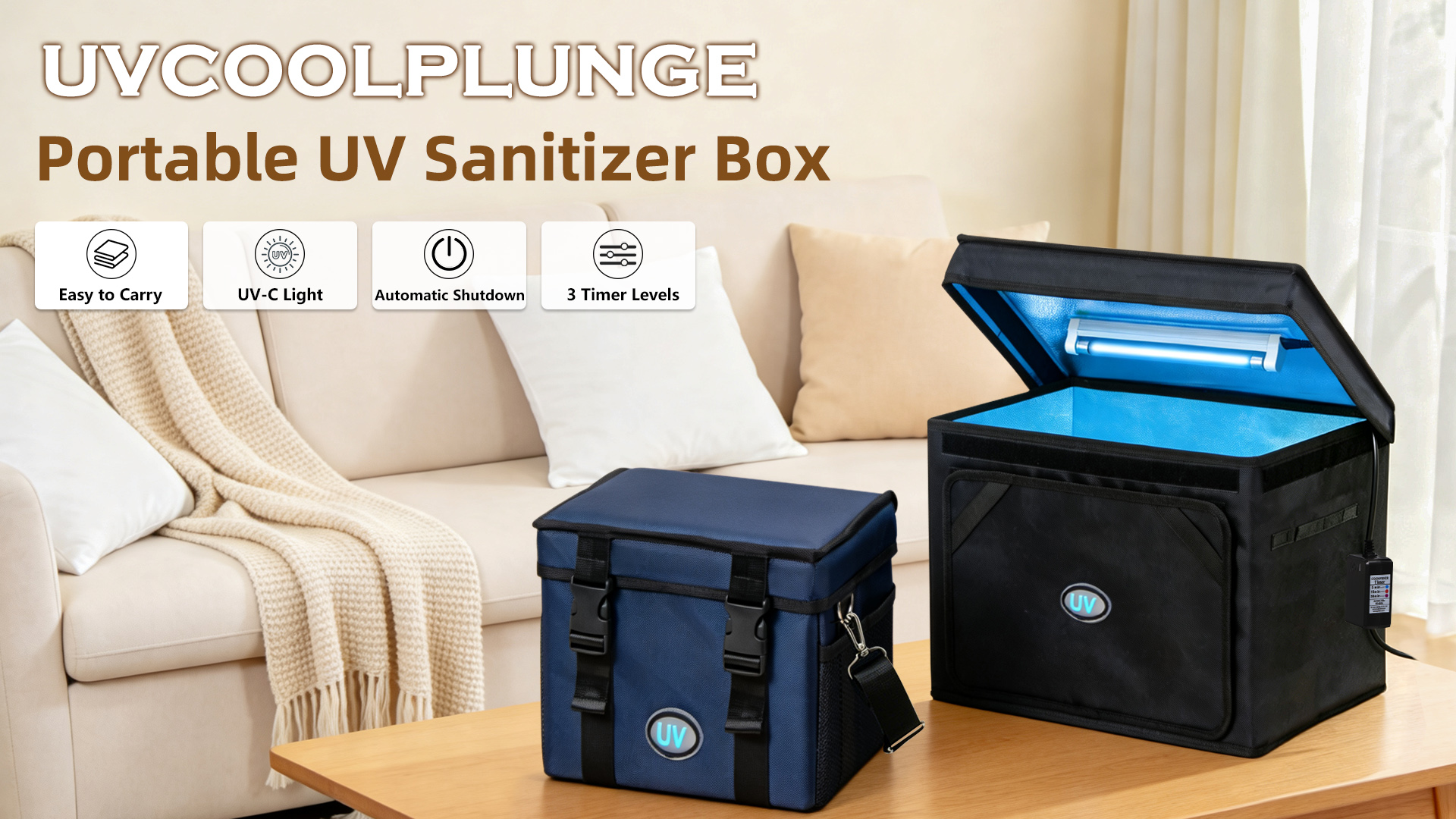 Amazon.com: uvcoolplunge Large UV Sanitizer Box, 36L Portable