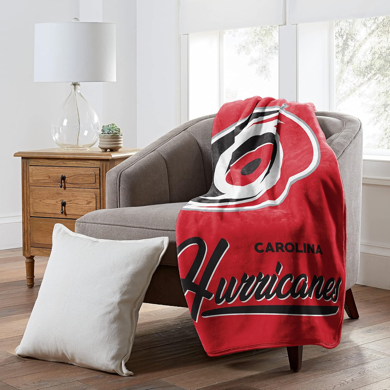 Northwest NHL Unisex-Adult Raschel Throw Blanket