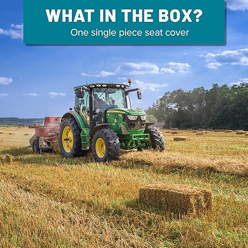 Miniatura 5 de Town & Country Covers  Funda universal para asiento de tractor, funda de asiento de alquiler de plantas, tamaño estándar y grande, resistente,