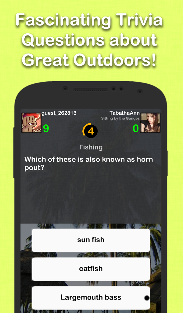 Great Outdoors Quiz for Android