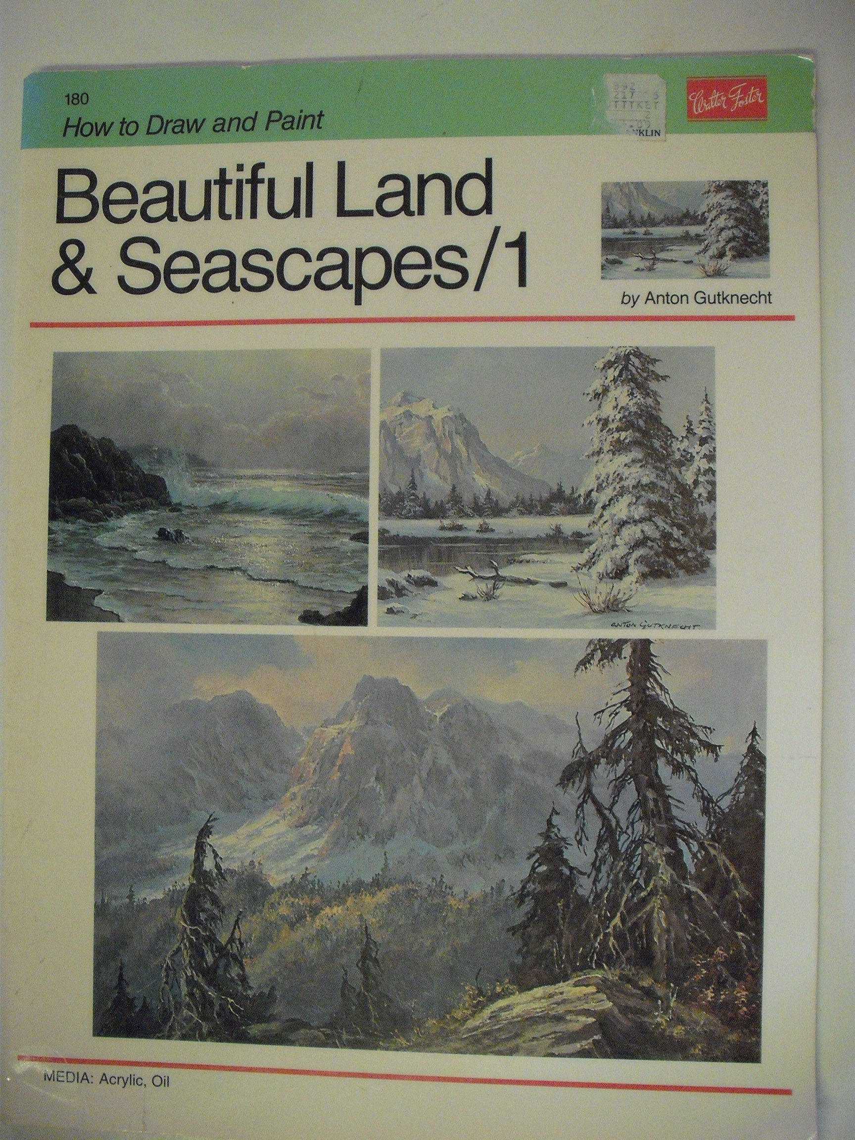 Oil Landscapes With Anton Gutknecht album relié d'art de prestige aux couleurs riches
