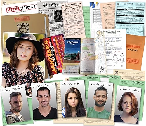 Detective Murder Unsolved Murder Mystery Game - Murder @ Park Place - Juego de archivos de caso frío misterioso de asesinato sin resolver