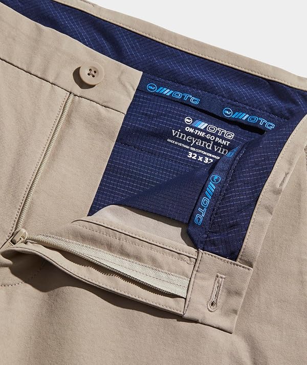 vineyard vines Performance On-The-Go Straight Fit Pants, Khaki, 40/30 by vineyard vines - Used condition - Image 5