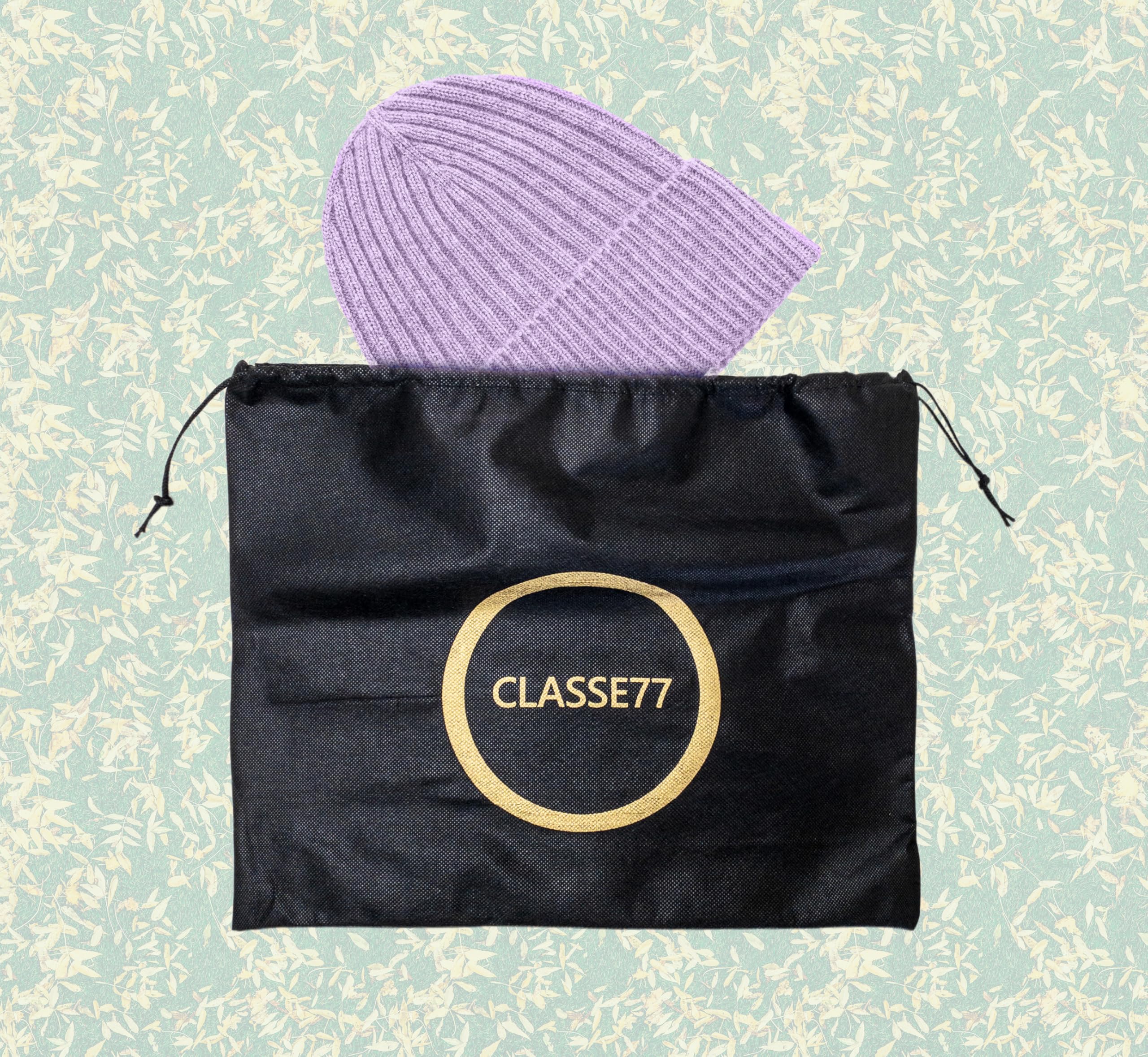 Hut aus 100 % Kaschmir mit gerippter Rasur - handwerkliches Produkt - Made in Italy