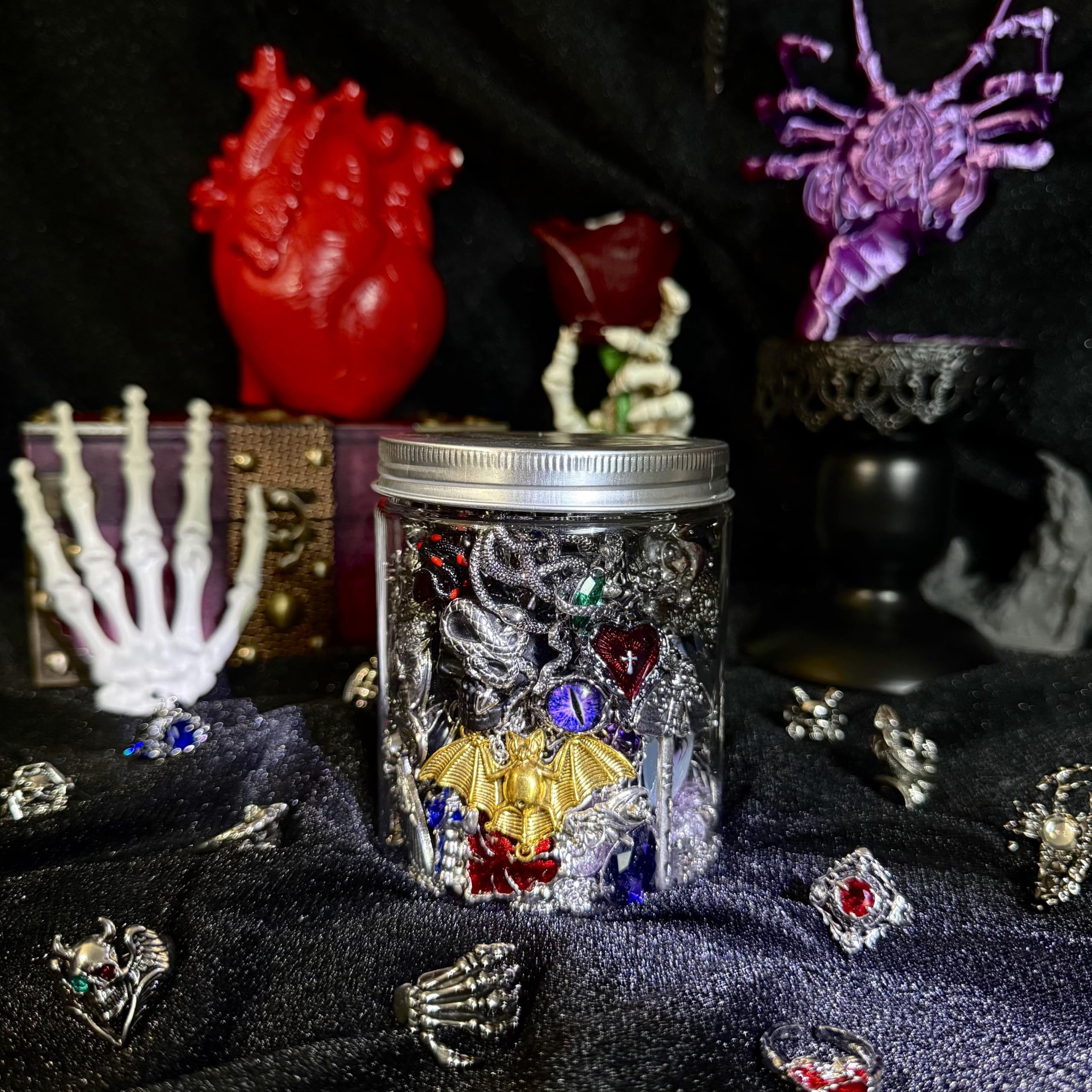 アクセサリーバラエティーセット ✨mystery jewelry ✨ Amazon.com: Jollyhit Gift-Ready Mystery Jewelry Jar – 50pcs light
