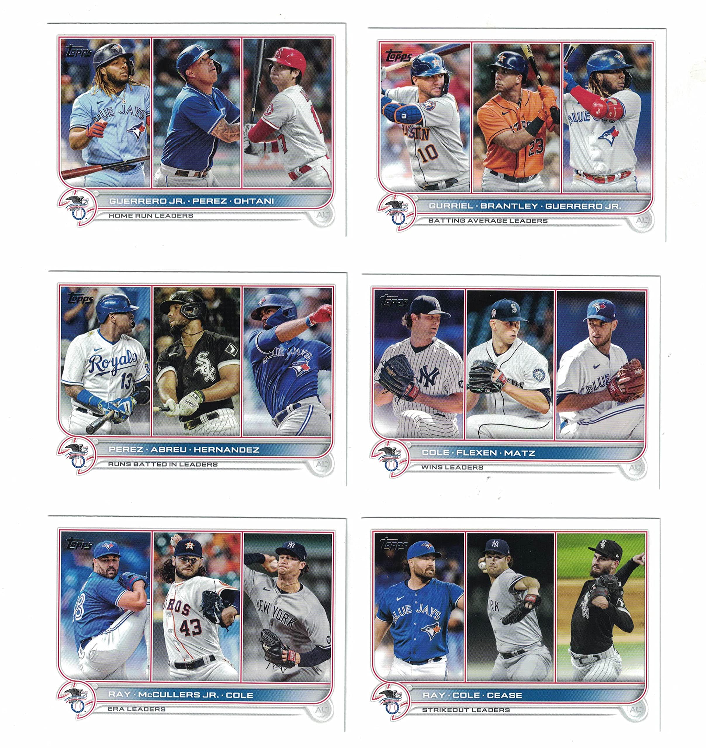 Amazon.com: 2022 Topps Baseball Stars of MLB Complete Insert Set