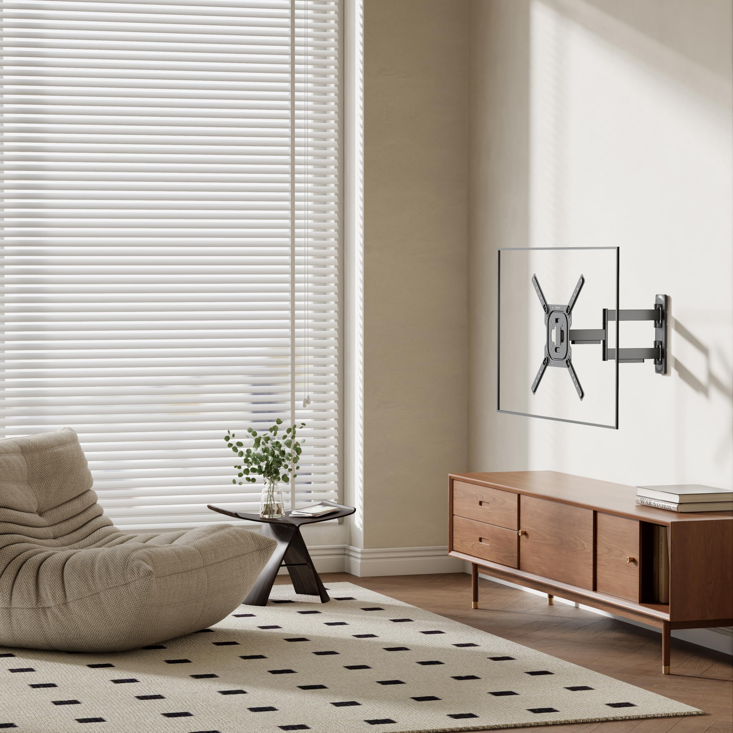 Philips Universal-TV-Wandhalterung für mehrere Positionen, für 23-65-LCD/ LED-Fernseher, verstellbar, schwenkbar und neigbar, VESA-kompatibel 75x75-400 x 400 mm, max. 35 kg, einfache Installation Philips Universal-TV-Wandhalterung für mehrere Positionen, für 23-65-LCD/ LED-Fernseher, verstellbar, schwenkbar und neigbar, VESA-kompatibel 75x75-400 x 400 mm, max. 35 kg, einfache Installation