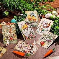 Vista 129 de Nuanchu 80 tarjetas postales de Navidad vintage de 4 x 6 pulgadas, tarjetas de felicitación de Papá Noel, tarjetas de Navidad retro, reimpresión