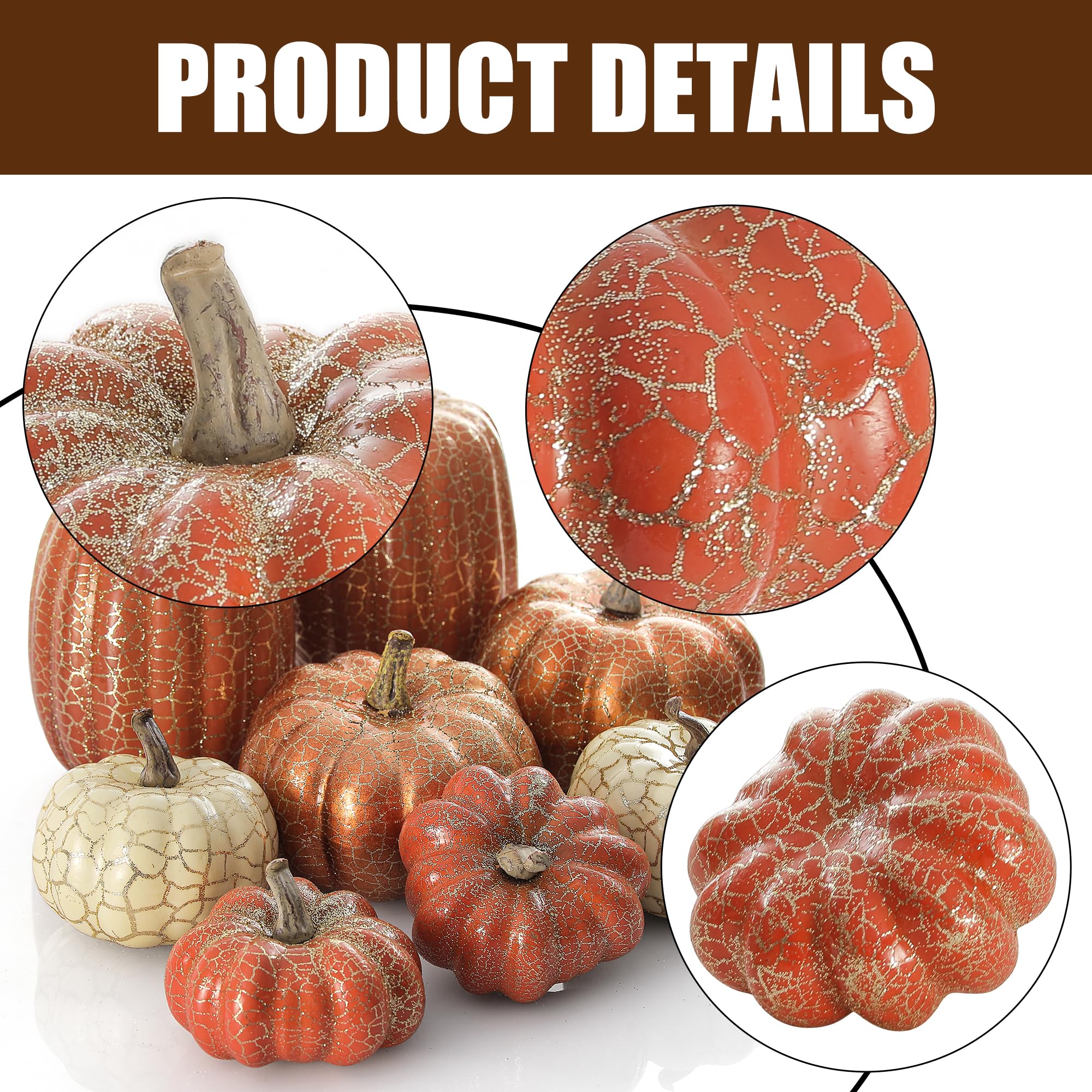 Artgar Calabaza agrietada artificial
