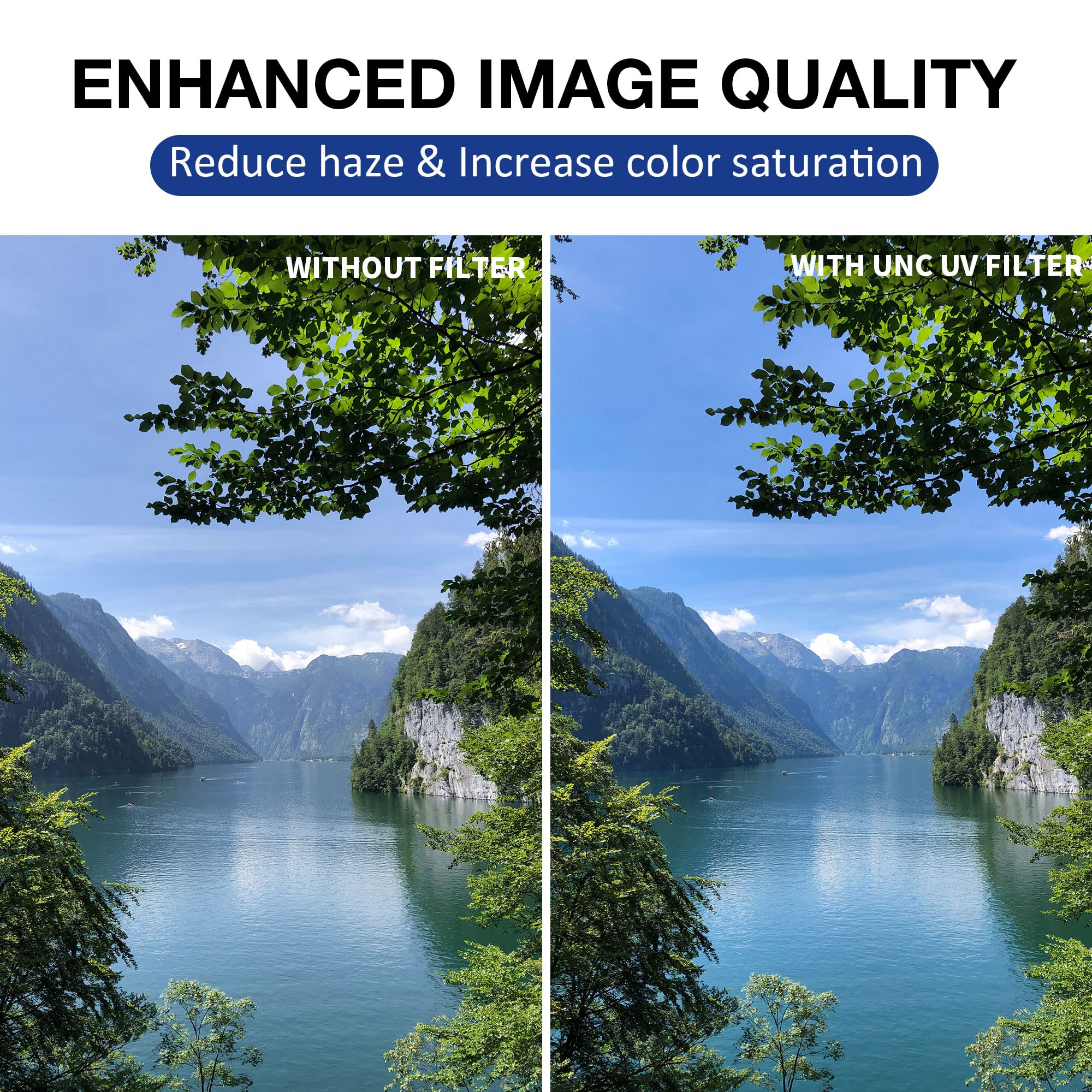 Walking Way 39 MM UNC UV-Filter Ultradünne Multi-Nano-Beschichtung Super Slim MRC UV Filter Schutzfilter Nano Schraubfilter