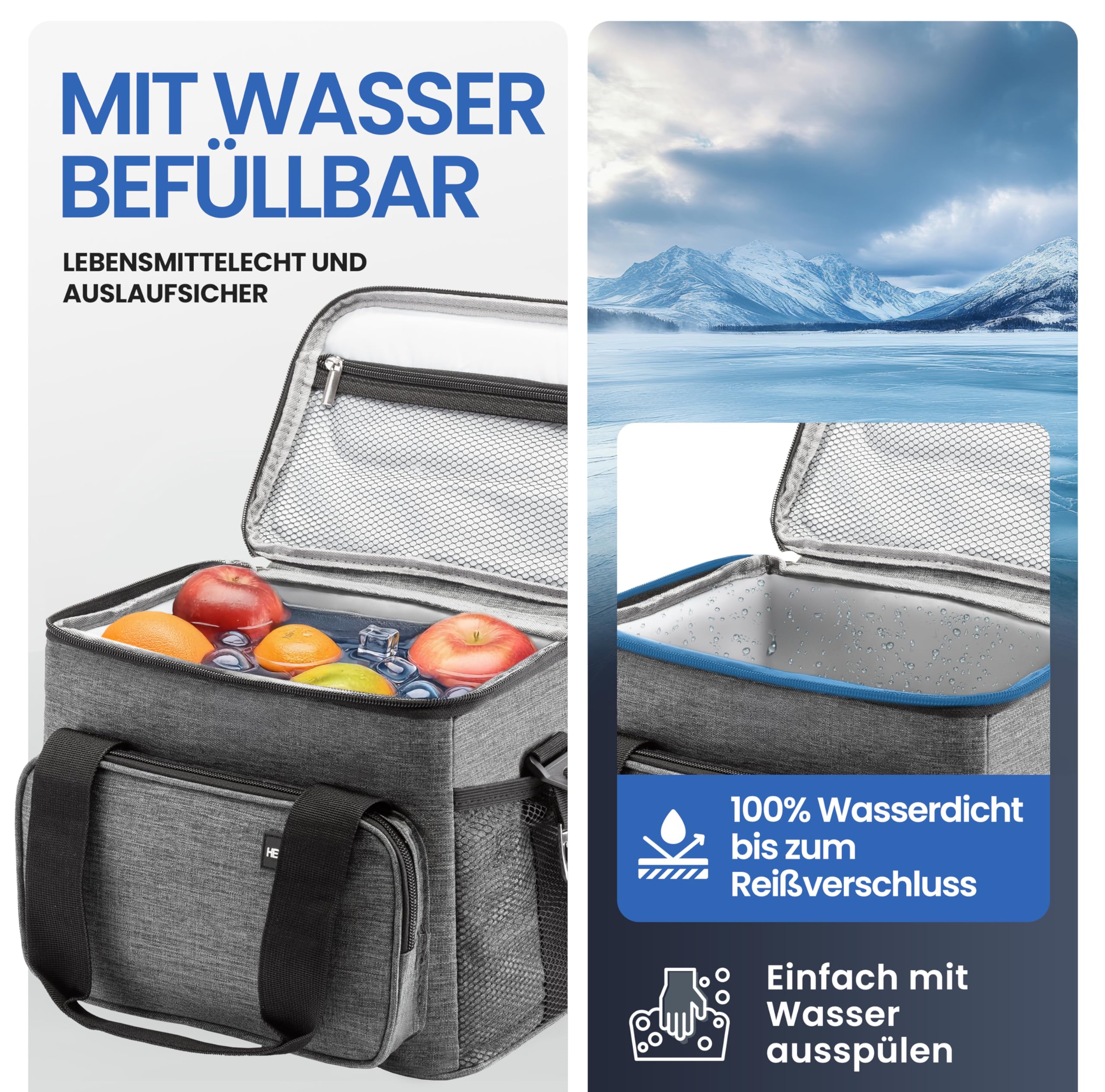 Aosbos 75l koeltas thermotas lunch tas - Mode accessoires kopen? | Korting tot 26