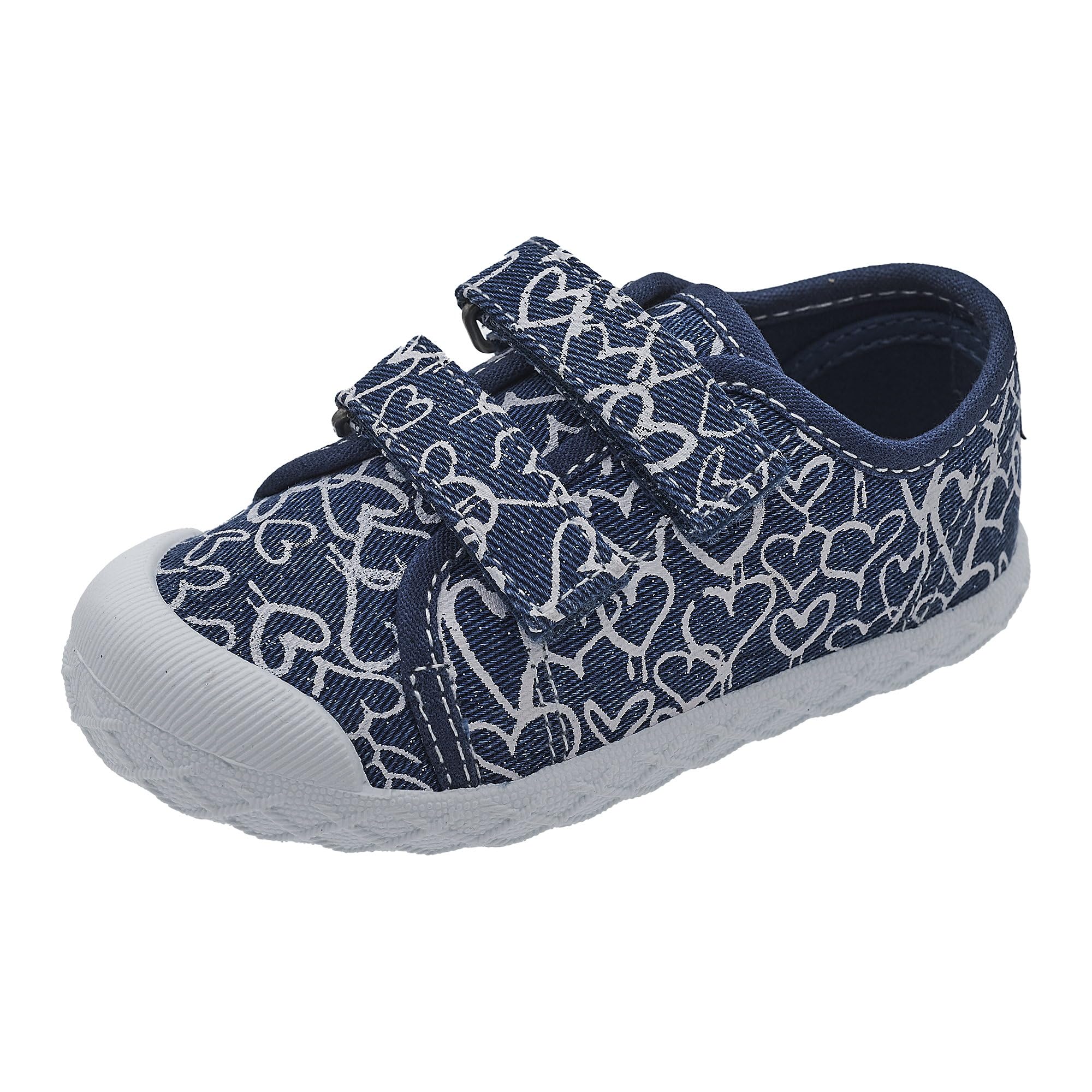 Chicco, Girls' Shoes, Girls' Trainers, with Double Strap Closure, Shoes for Girls and Girls, Designed in Italy, Denim 2, 31 EU