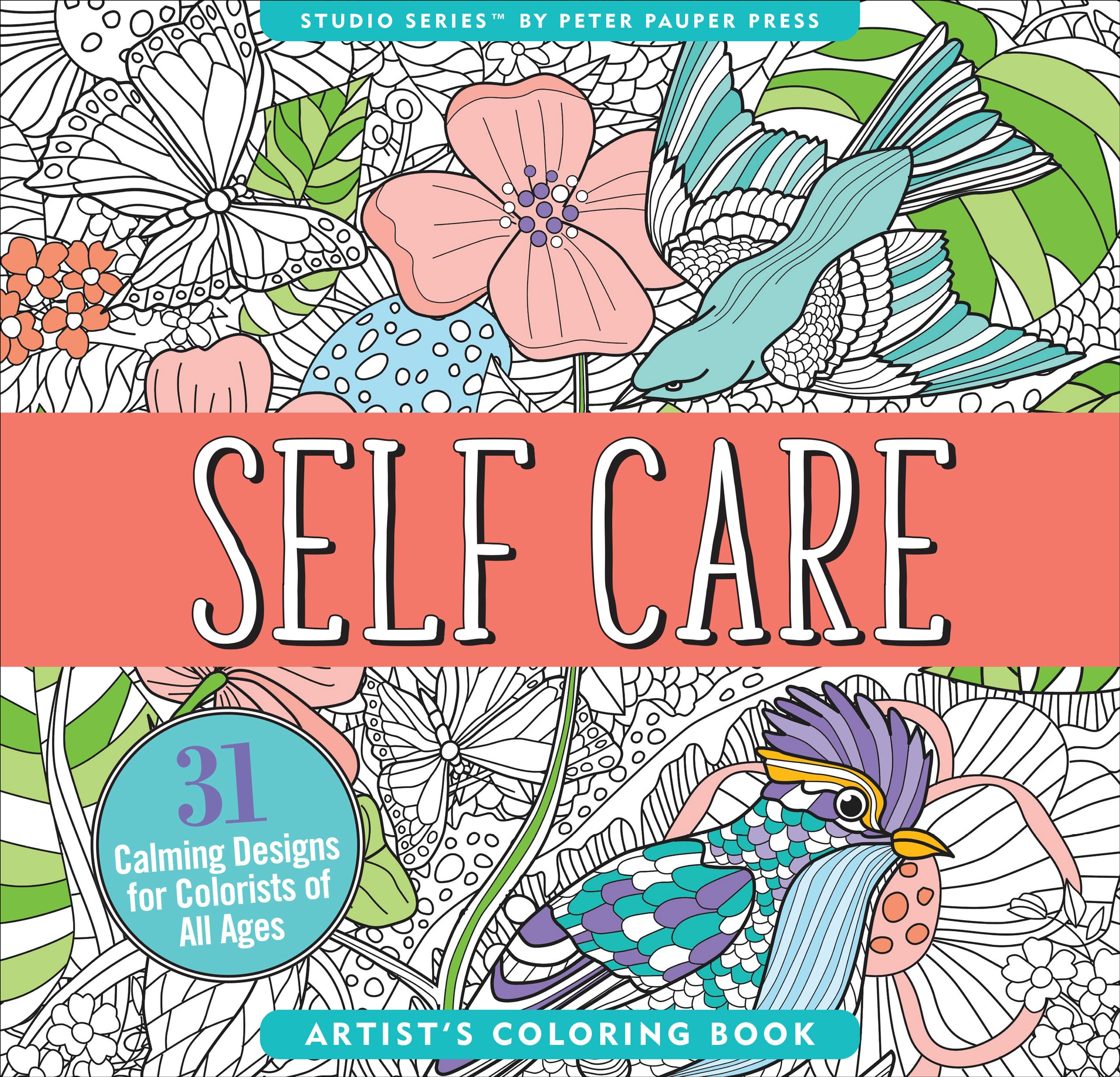 Self Care Colouring Book (31 stress-relieving designs)