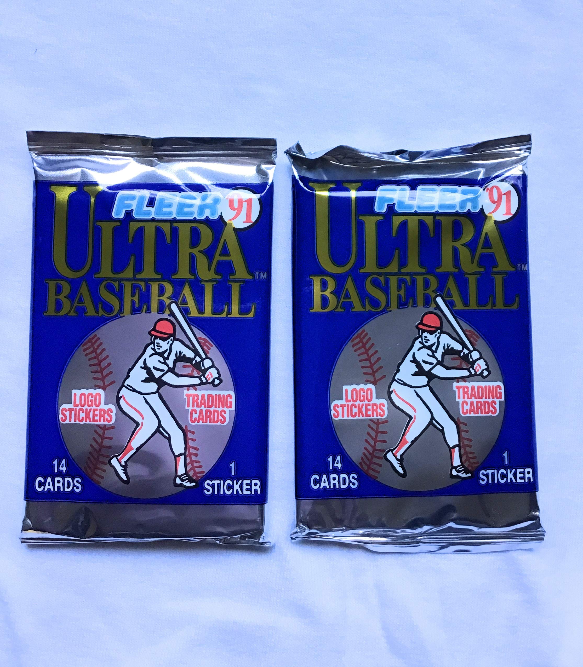 Fleer1991 Ultra Baseball 2 Pack