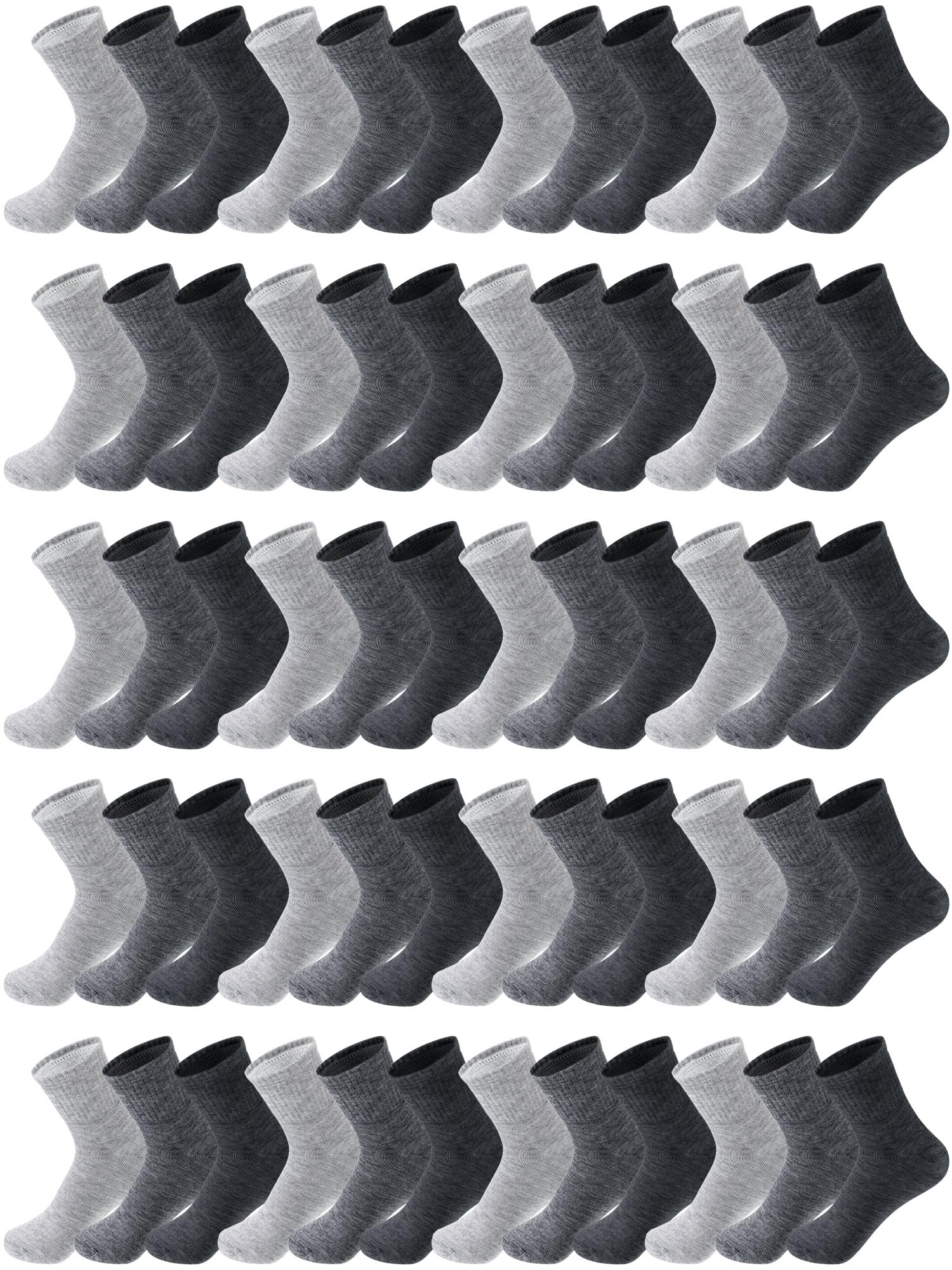 Tarpop 100 Pairs Mens Ankle Socks