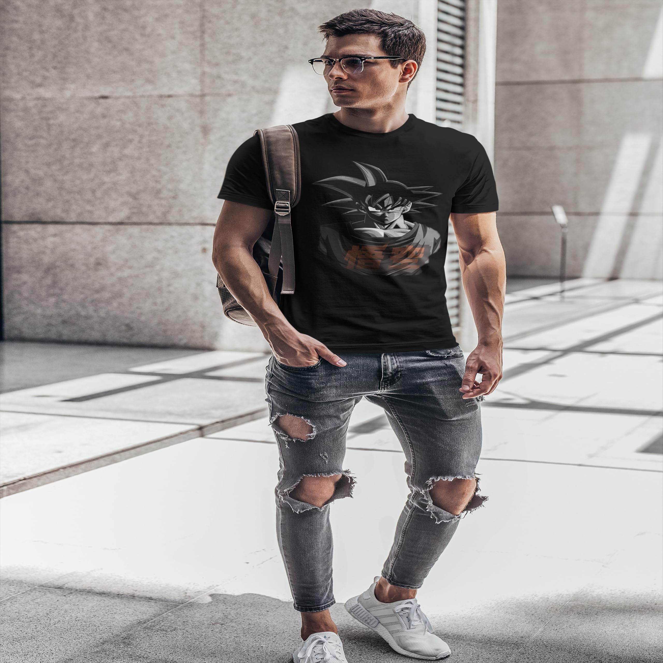 Dragon Ball Z Camiseta | Artículo Licenciado Oficial | Goku | Negro |M