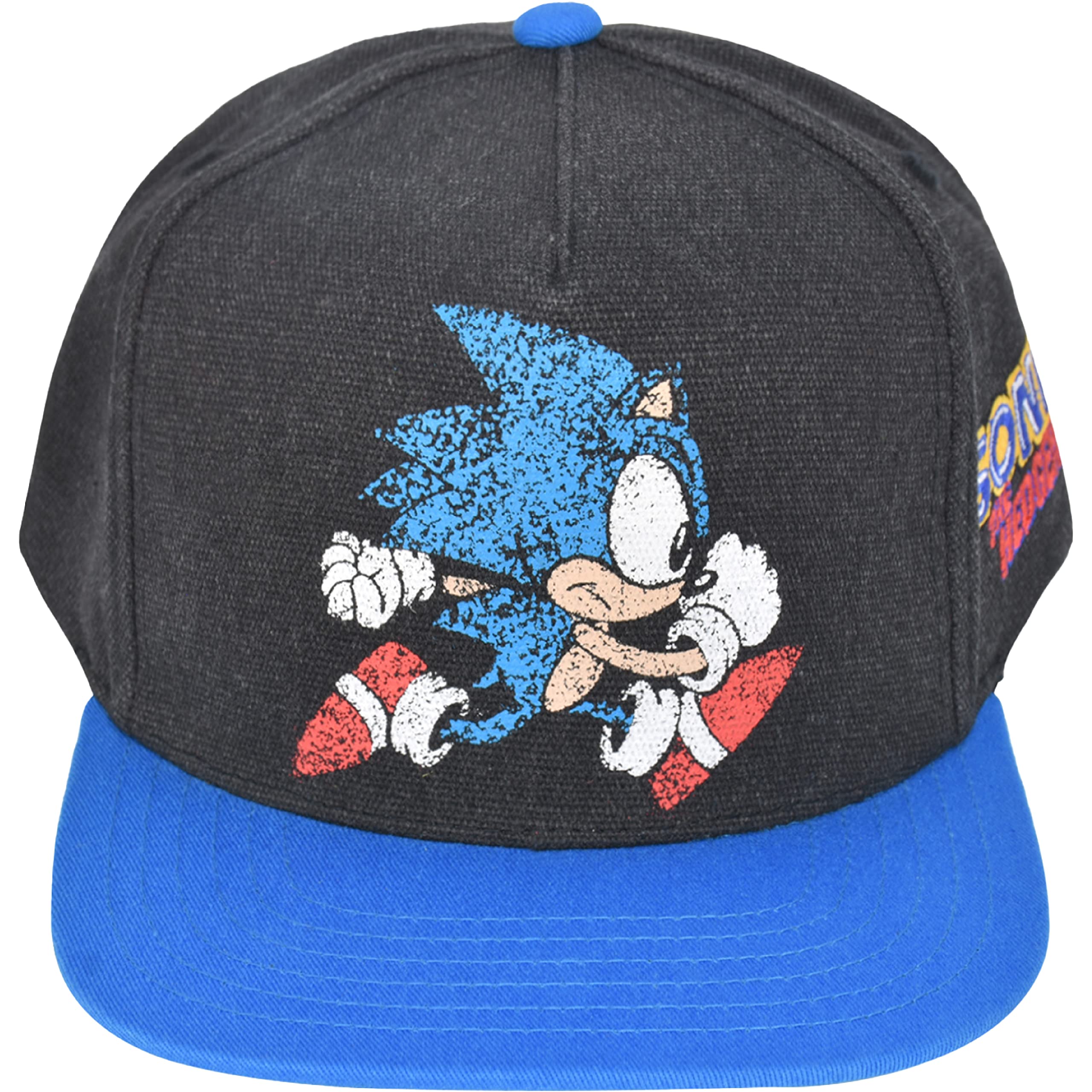 Concept OneGirls Shadow The Hedgehog Baseball Cap, Kids Sonic Cotton Adjustable Snapback Hat with 3D Ears and Flat Brim
