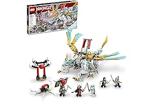 LEGO NINJAGO Zane's Golden Dragon Jet 71770 - 2-in-1 Dragon Toy and Action Figure Warrior