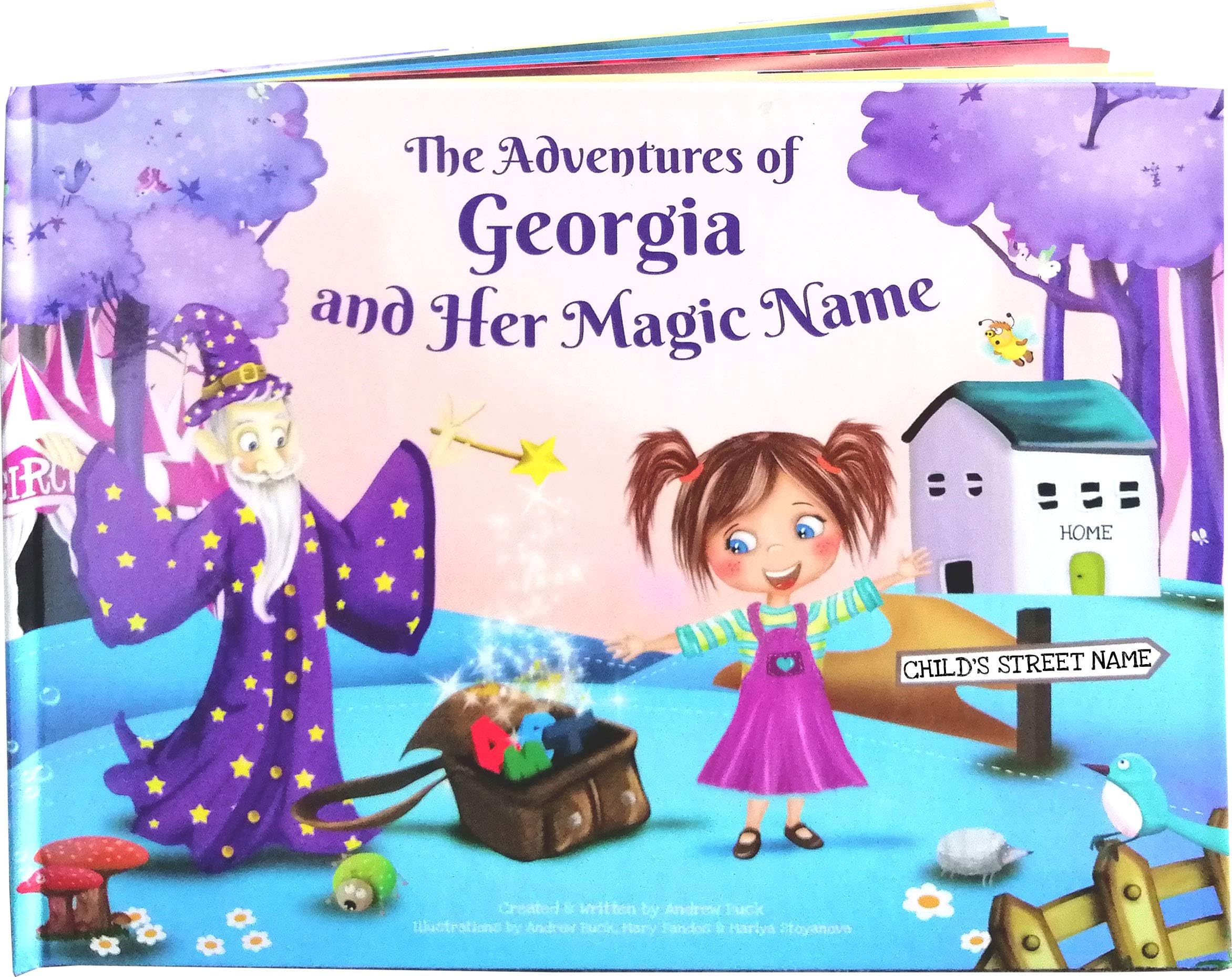Personalised Children's Book (Hardback Option) - Story Based on The Letters of Child's Name - A Magical Gift Book for Kids and Early Learning
