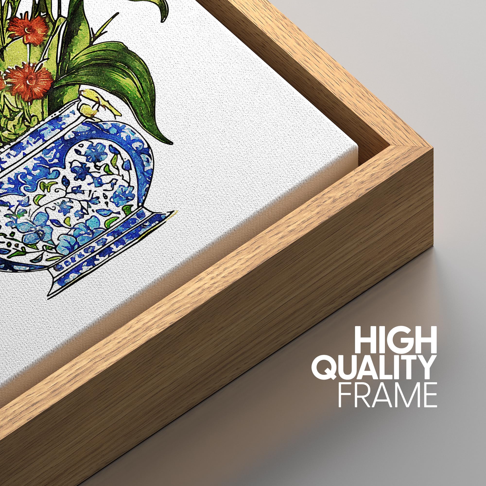 NWT Framed Canvas Print Wall Art Watercolor Crane Birds Flying Nature Wilderness Illustrations Modern Art Decorative Landscape Rustic Colorful for Living Room, Bedroom, Office - 24"x36" Natural: 24L" x 16W" A18-2409-yuk04