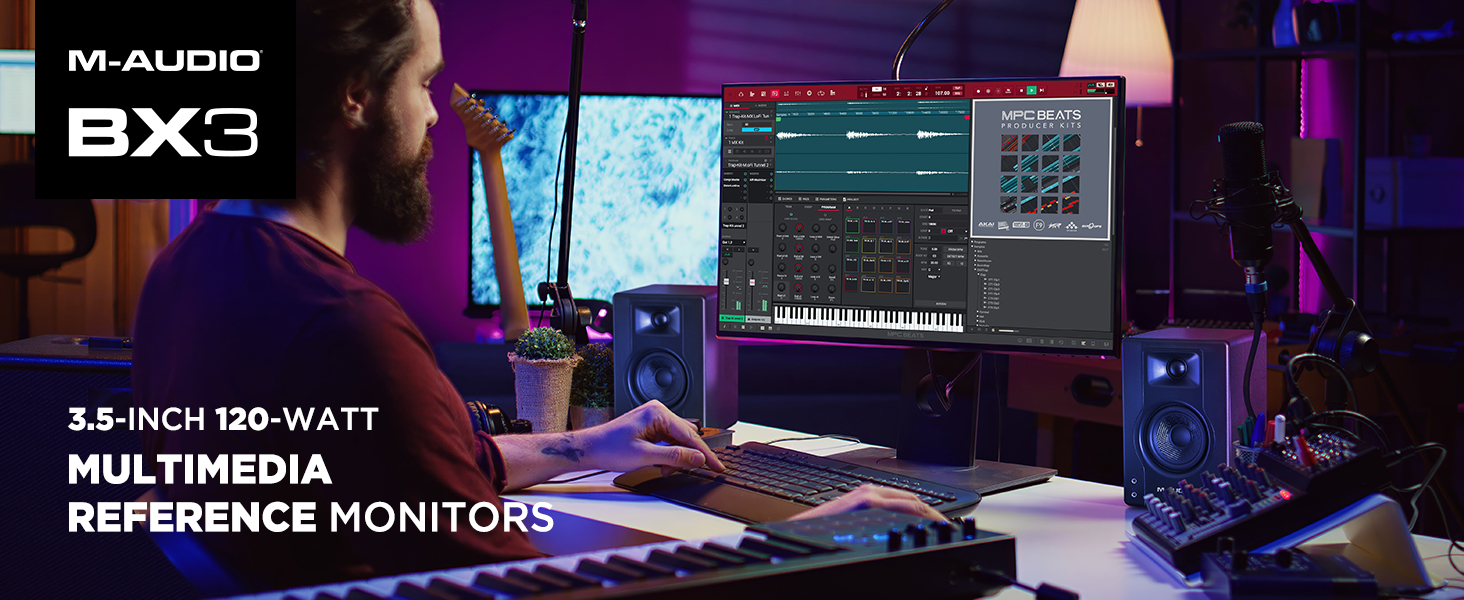 Amazon.com: M-AUDIO BX3 Pair 3.5