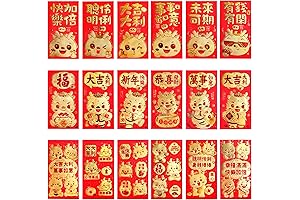 2024 Year of the Dragon Red Envelopes