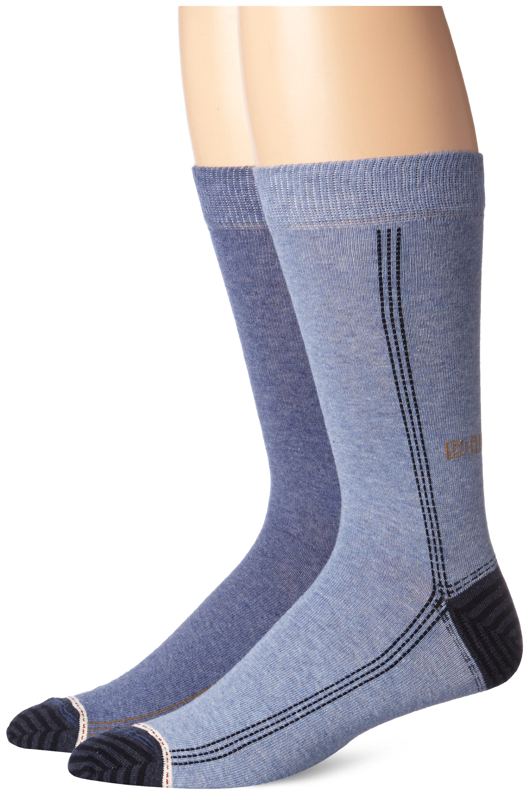 Diesel Men's Under Denim 2-Pack Crew Sock