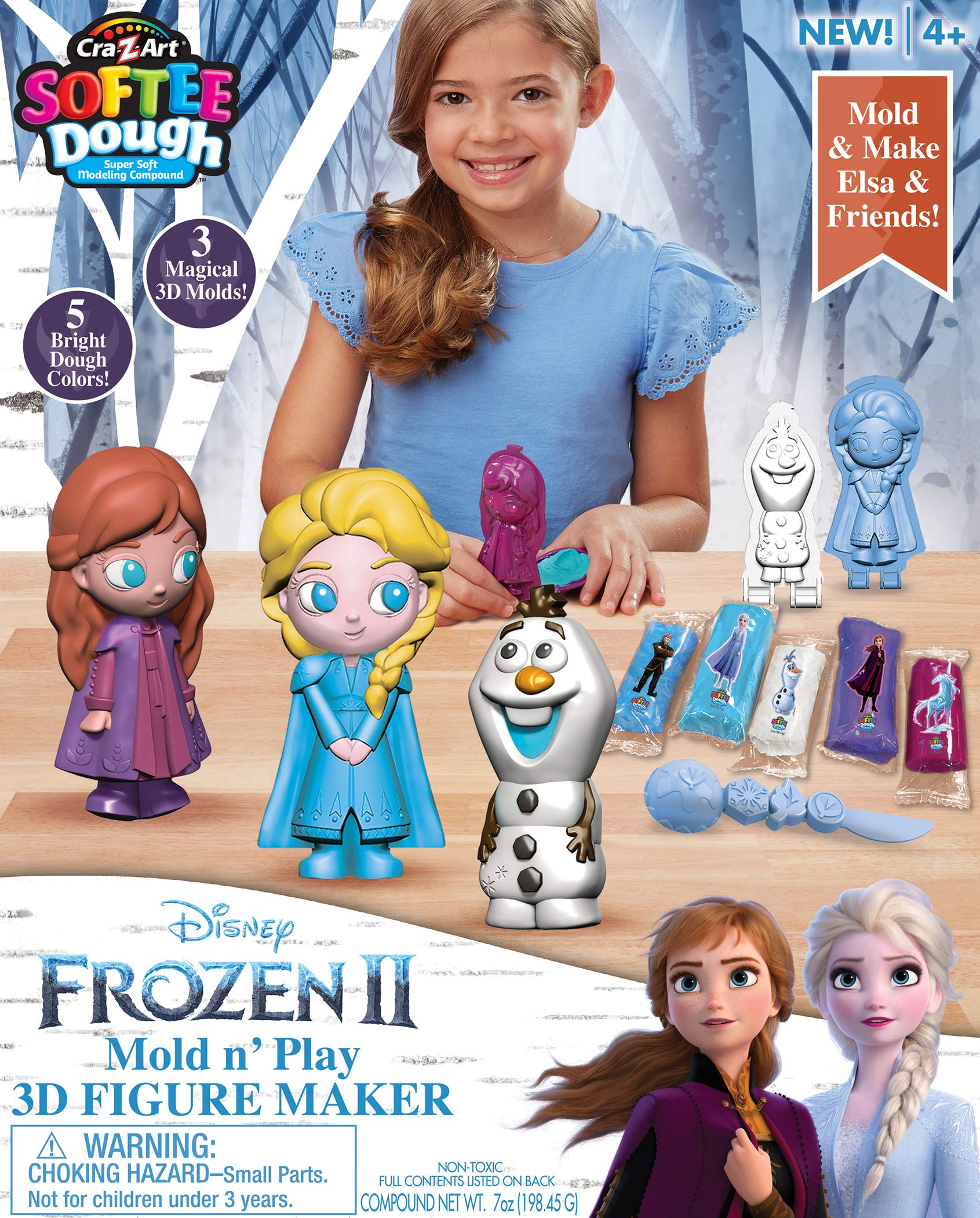 Amazon.com: Disney Frozen 2 Mold N Play 3D Figure Maker Small