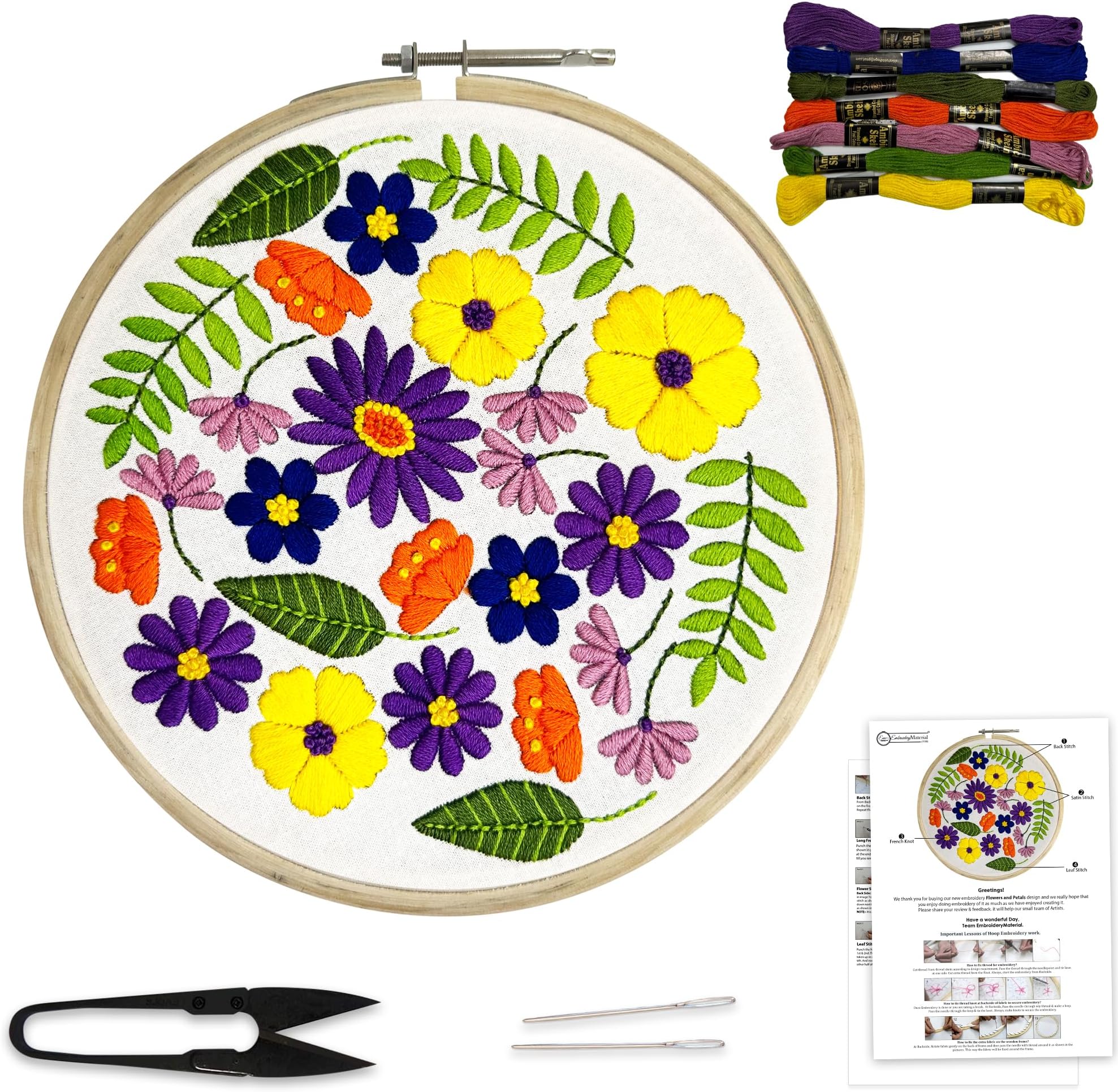Embroiderymaterial Embroidery Kit for Beginners/Cross Stitch