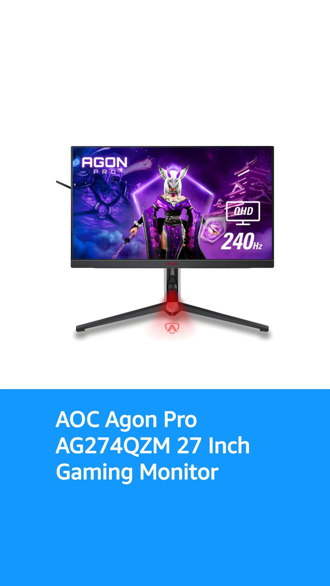 AOC Agon PRO AG274QZM 27” Tournament Gaming Monitor, QHD 2560x1440