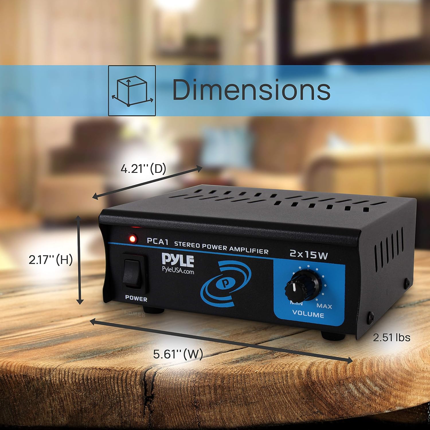 Flash Deals - 80% OFF Pyle PCA1.5 2x15 Watt Stereo Power Amplifier - Compact Mini 2-Channel Portable Home Audio Speaker Receiver Box for Amplified Speakers Sound System with RCA Cable L/R Input for CD Player, Tuner, MP3 Exclusive Discount 70% Price Pyle PCA1.5 2x15 Watt Stereo Power Amplifier - Compact Mini 2-Channel Portable Home Audio Speaker Receiver Box for Amplified Speakers Sound System with RCA Cable L/R Input for CD Player, Tuner, MP3