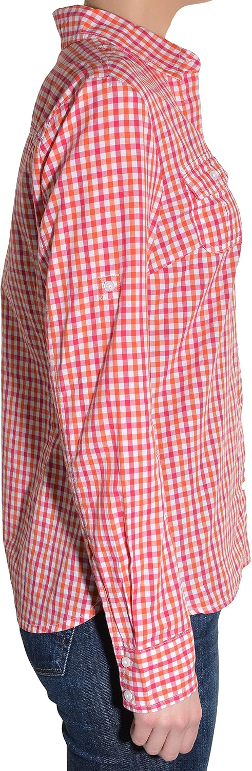 Tommy Hilfiger Womens Roll-Tab Button-up Shirt - Image 2
