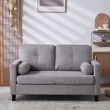 Amazon｜KJUUJEソファ 二人掛け カウチ 抱き枕付き ソファー