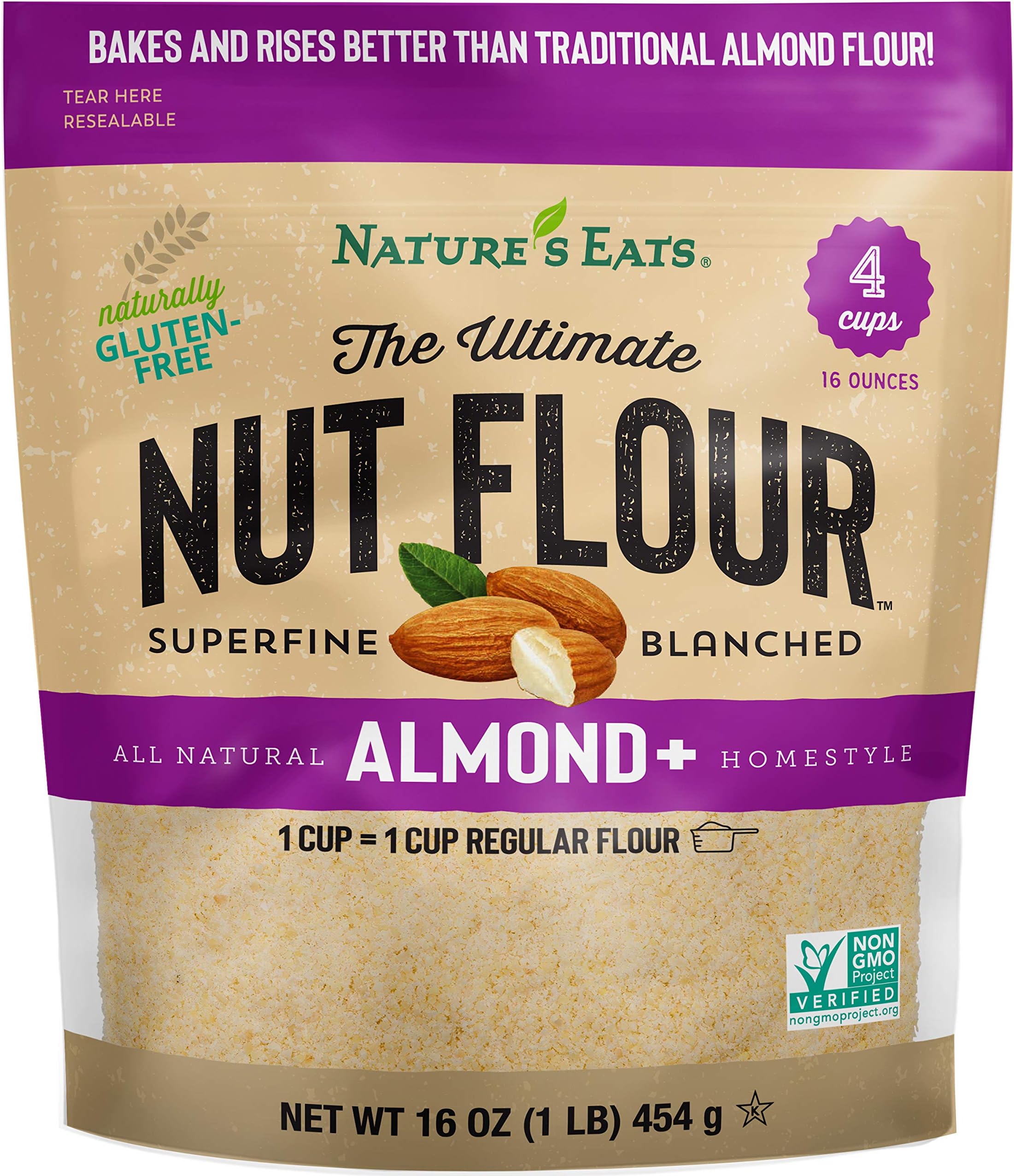 Nature's Eats Ultimate Nut Flour, Almond, 16 Ounce