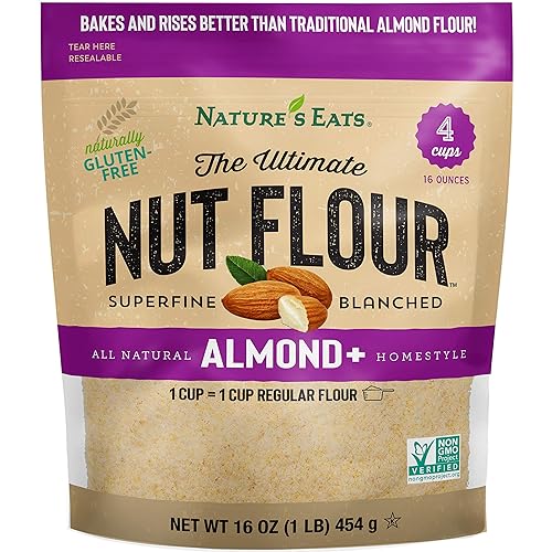 Nature's Eats Ultimate Nut Flour - Harina de nueces con almendra, 16 oz