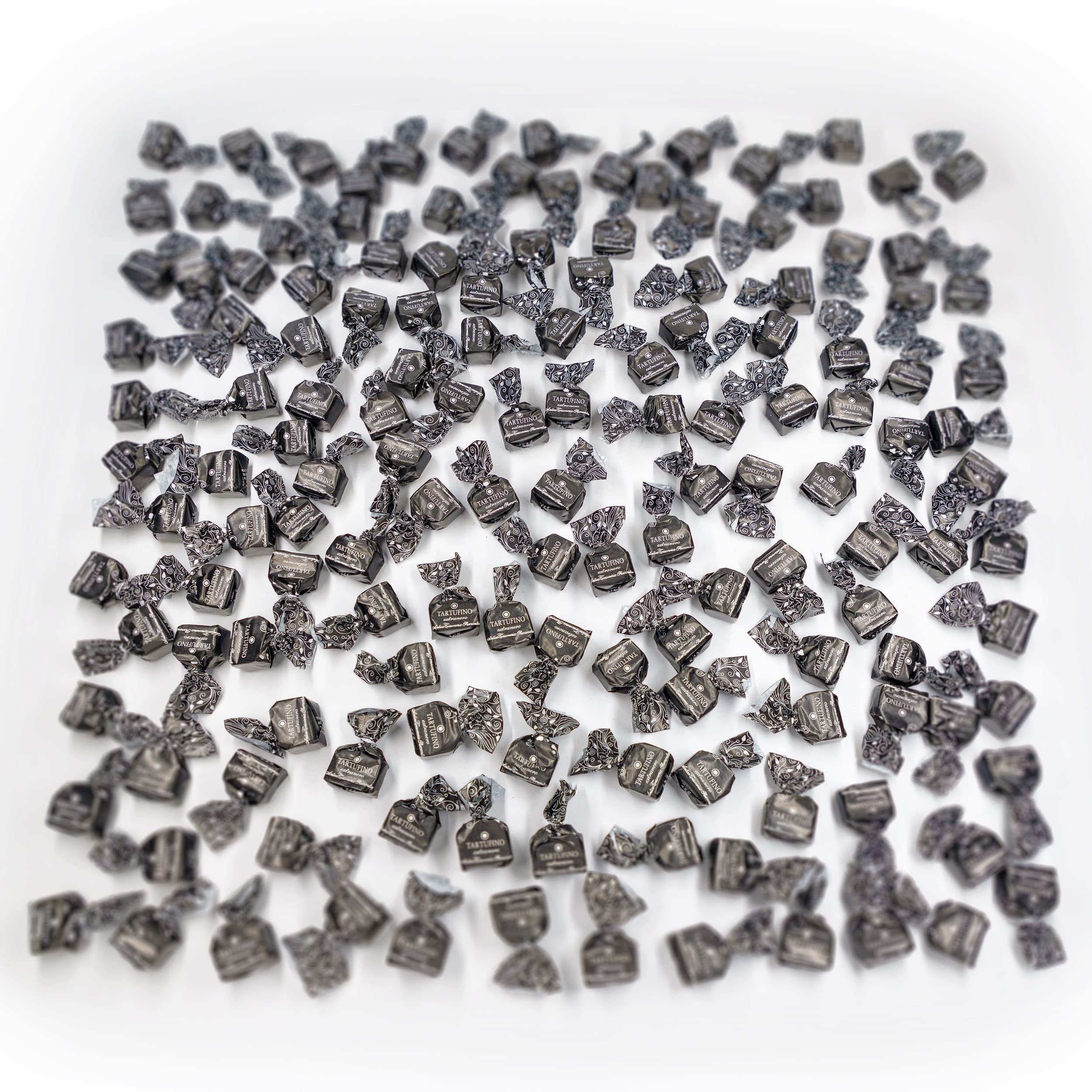 GUSTONE. Tartufin Dolce Extranero Antica Torroneria Piemontese 140 1kg | IGP-geschützte Herkunft, dunkler Zartbitterschokolade, Schokoladentrüffel, seit 1885 in Familienbesitz, 52% Kakao, vegan