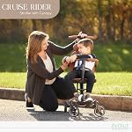 Poussette Evolur Cruise Rider avec auvent, poussette parapluie légère avec pliage compact, facile à transporter - Cognac