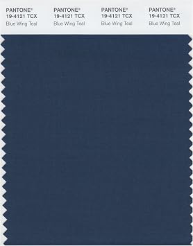 Pantone 19-4121 TCX Smart Color Swatch Card, Blue Wing Teal