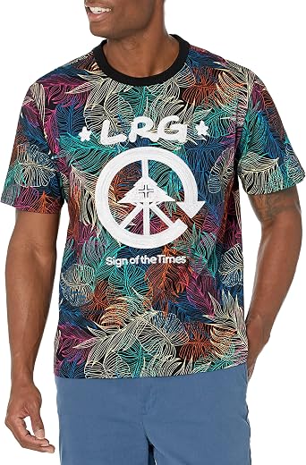 LRG Mens Lrg Mens Peace of Mind Collection Short Sleeve Knit Shirt