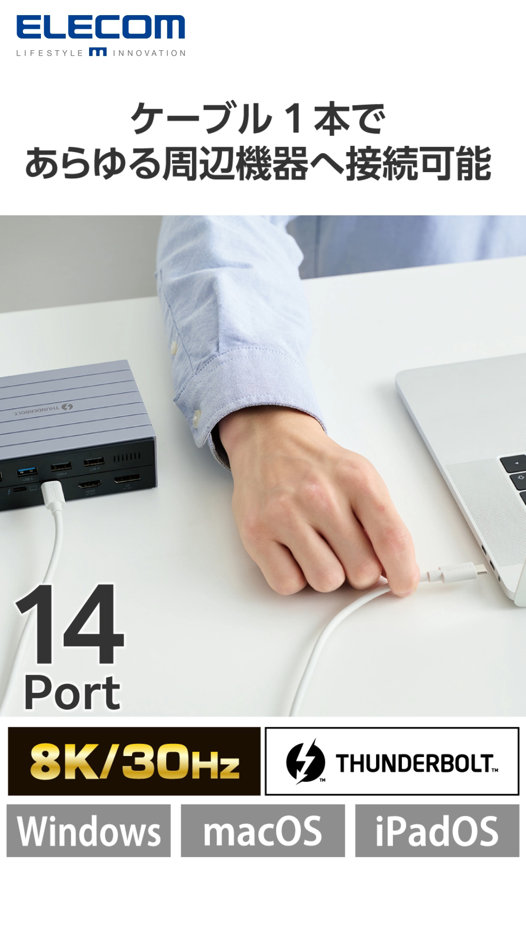 Amazon.co.jp: エレコム USB-Cハブ ドッキングステーション