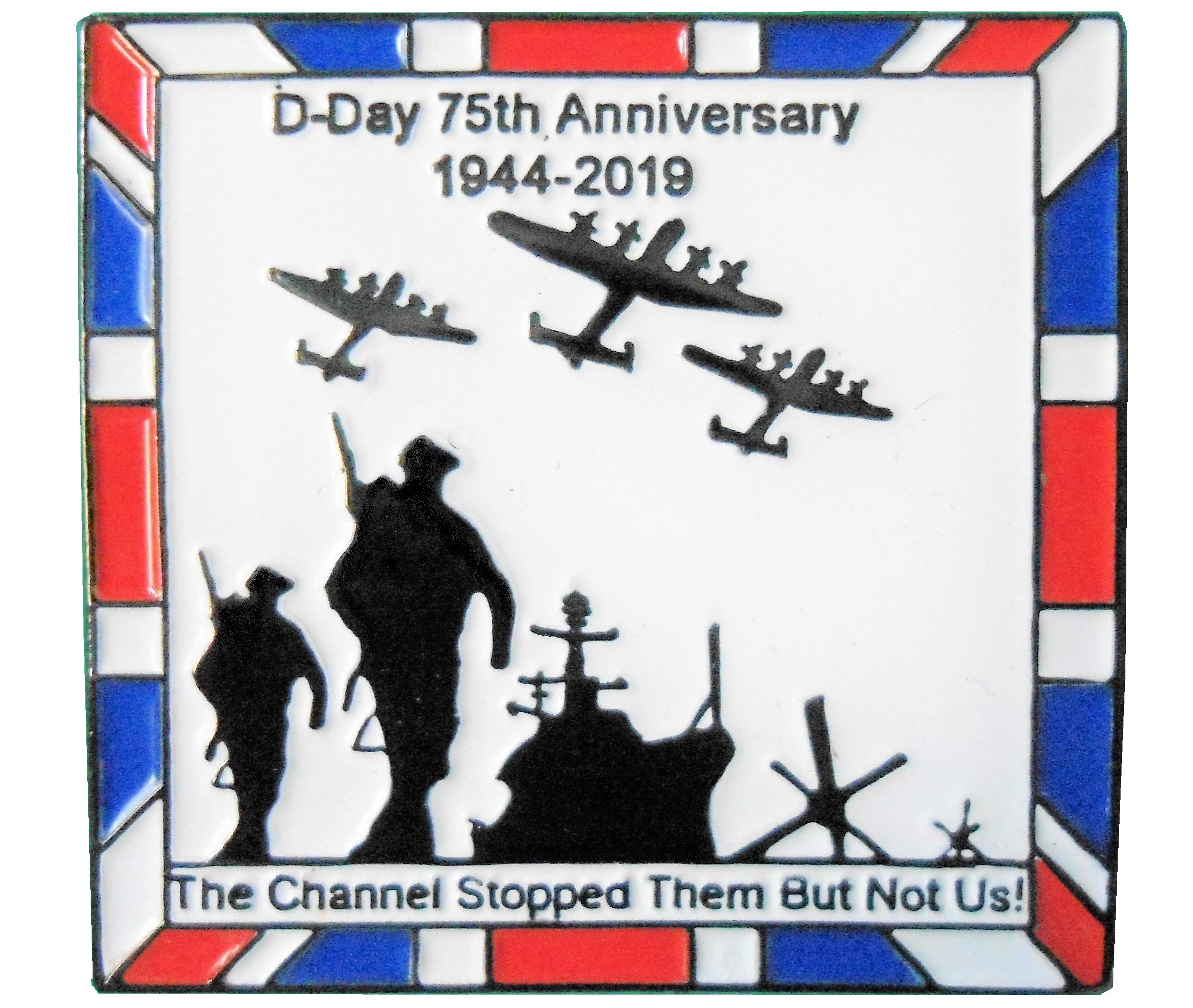 WW2 D-Day 75th Anniversary 1944 Normandy Landings Army Navy Military RAF Badge