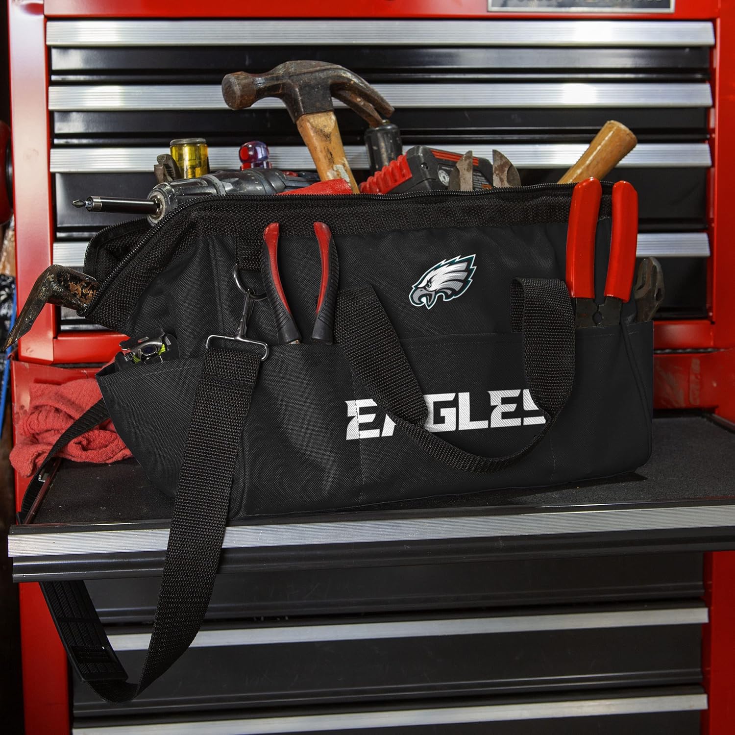 FOCO NFL unisex-adult NFL Team Logo Tool Bag
